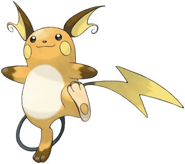 Raichu Pokédex: stats, moves, evolution & locations.